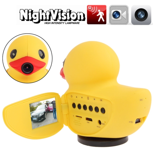 Rubber Duck Style 5.0 Mega Pixels Full HD 1080P Multifunction Car Black Box / Video Recorder with 1.5 inch LCD Screen & Ultra Wi